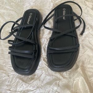 Strappy platform sandals